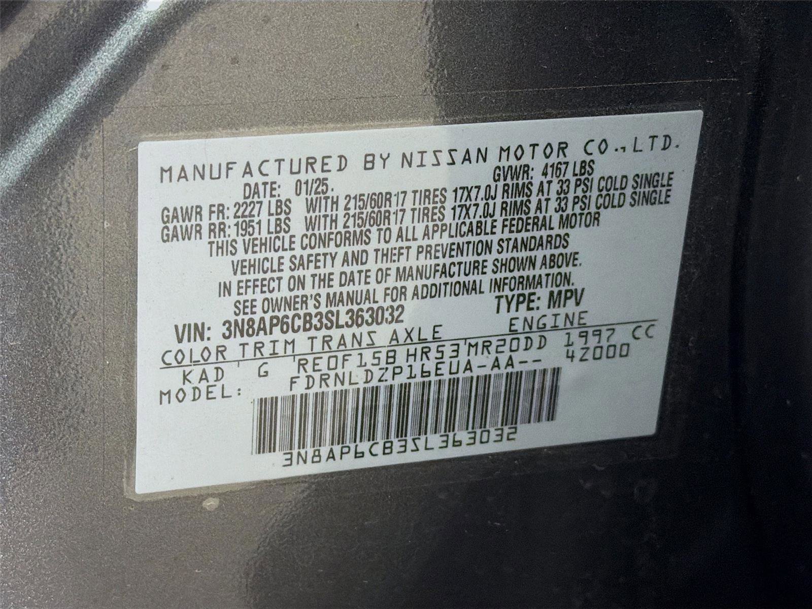 Used 2025 Nissan Kicks SV w/ Illumination Package AWD/4WD image 29