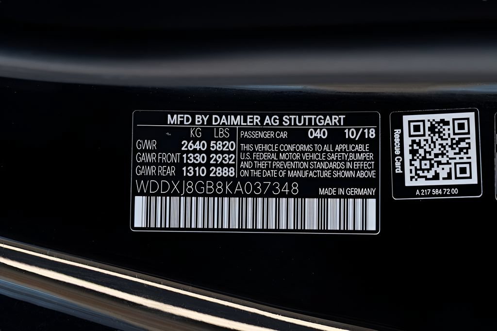 Used 2019 Mercedes-Benz S 560 4MATIC Coupe image 78