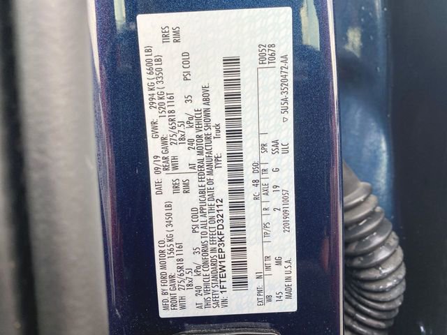 Used 2019 Ford F150 XLT w/ Equipment Group 302A Luxury image 32