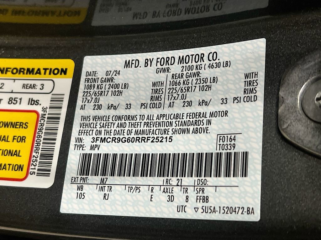 Used 2024 Ford Bronco Sport Heritage w/ Heritage Convenience Package image 19