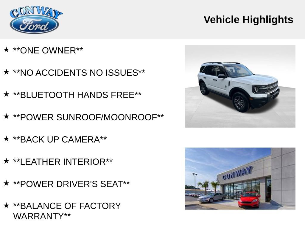 Used 2025 Ford Bronco Sport Big Bend w/ Convenience Package image 4