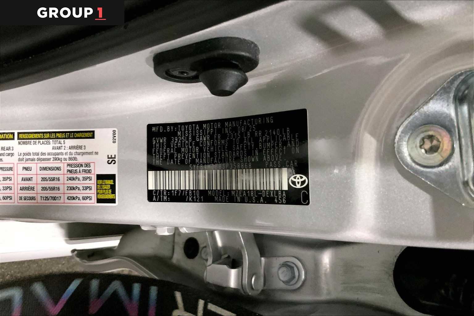 Certified 2025 Toyota Corolla LE FWD image 37