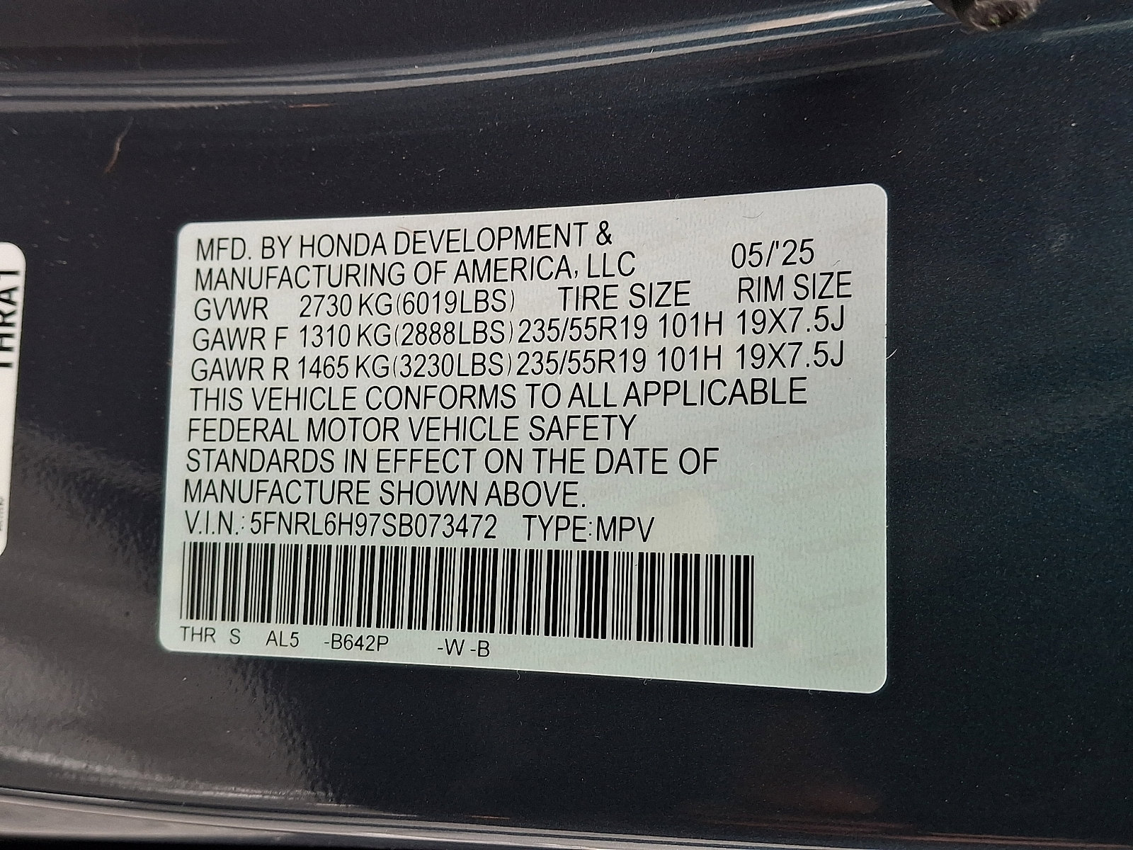 Used 2025 Honda Odyssey Elite image 30