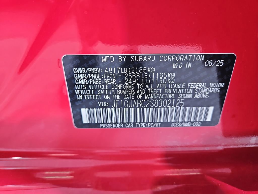 New 2025 Subaru Impreza 2.0i image 28