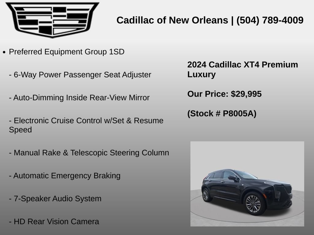 Used 2024 Cadillac XT4 Premium Luxury FWD image 7