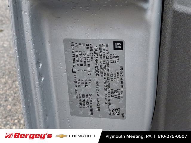 Certified 2016 Chevrolet Express 2500 LS image 29