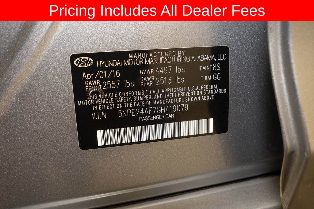 Used 2016 Hyundai Sonata SE FWD image 18