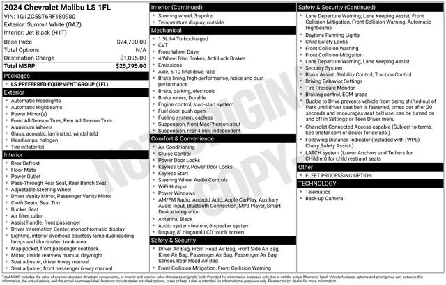 Used 2024 Chevrolet Malibu LS image 4