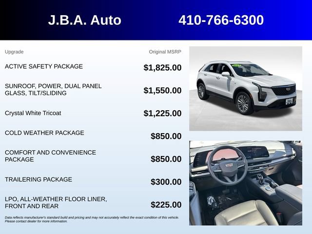 Used 2024 Cadillac XT4 Premium Luxury w/ Active Safety Package AWD/4WD image 5