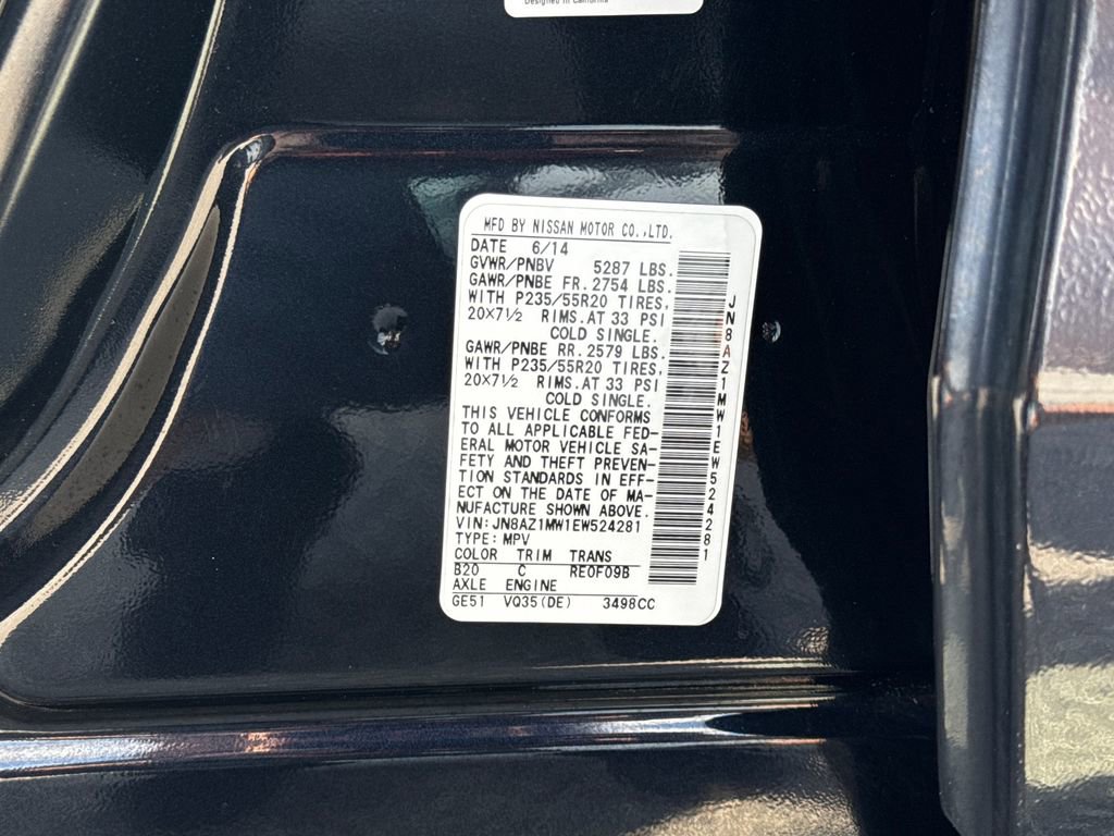 Used 2014 Nissan Murano LE w/ Platinum Edition Package image 31