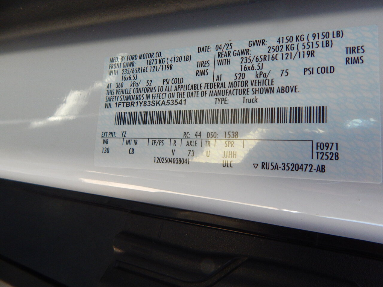 Used 2025 Ford Transit 250 Low Roof w/ Exterior Upgrade Package RWD image 29