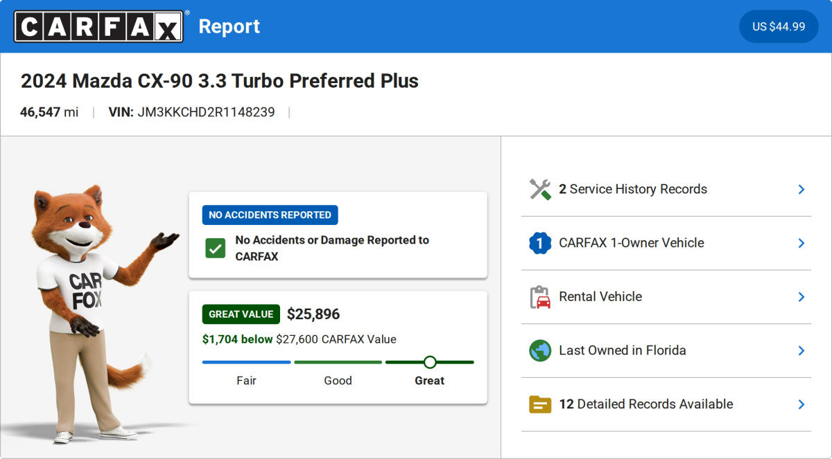 Used 2024 MAZDA CX-90 3.3 Turbo w/ Preferred Plus image 11