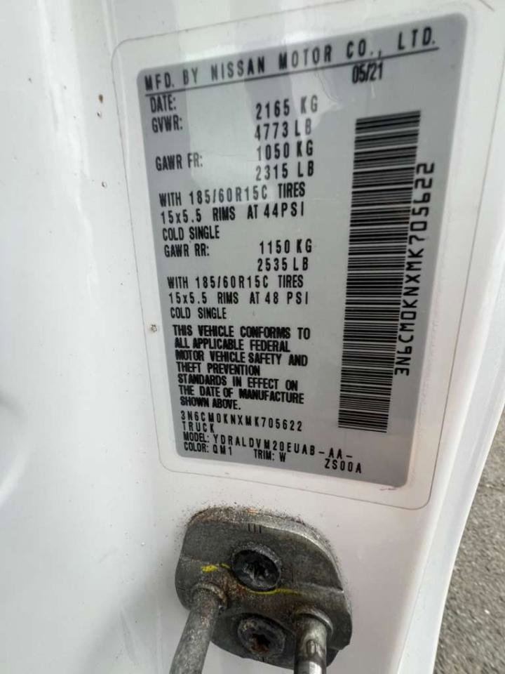 Used 2021 Nissan NV200 S w/ Back Door Glass Package FWD image 30