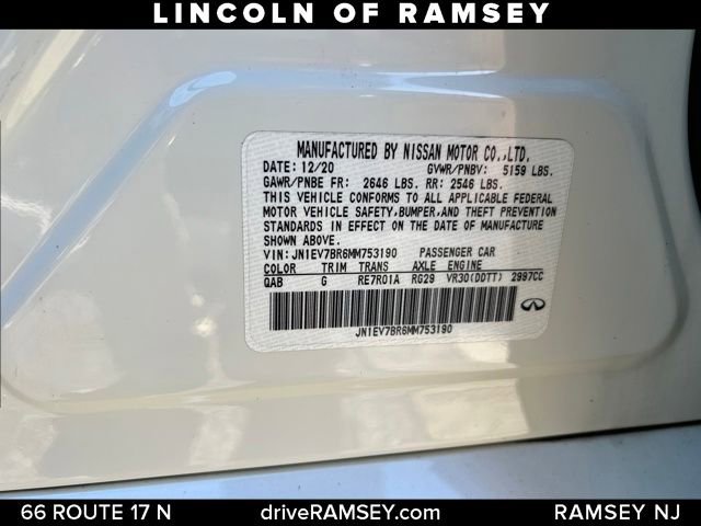 Used 2021 INFINITI Q50 Luxe w/ Cargo Package image 24