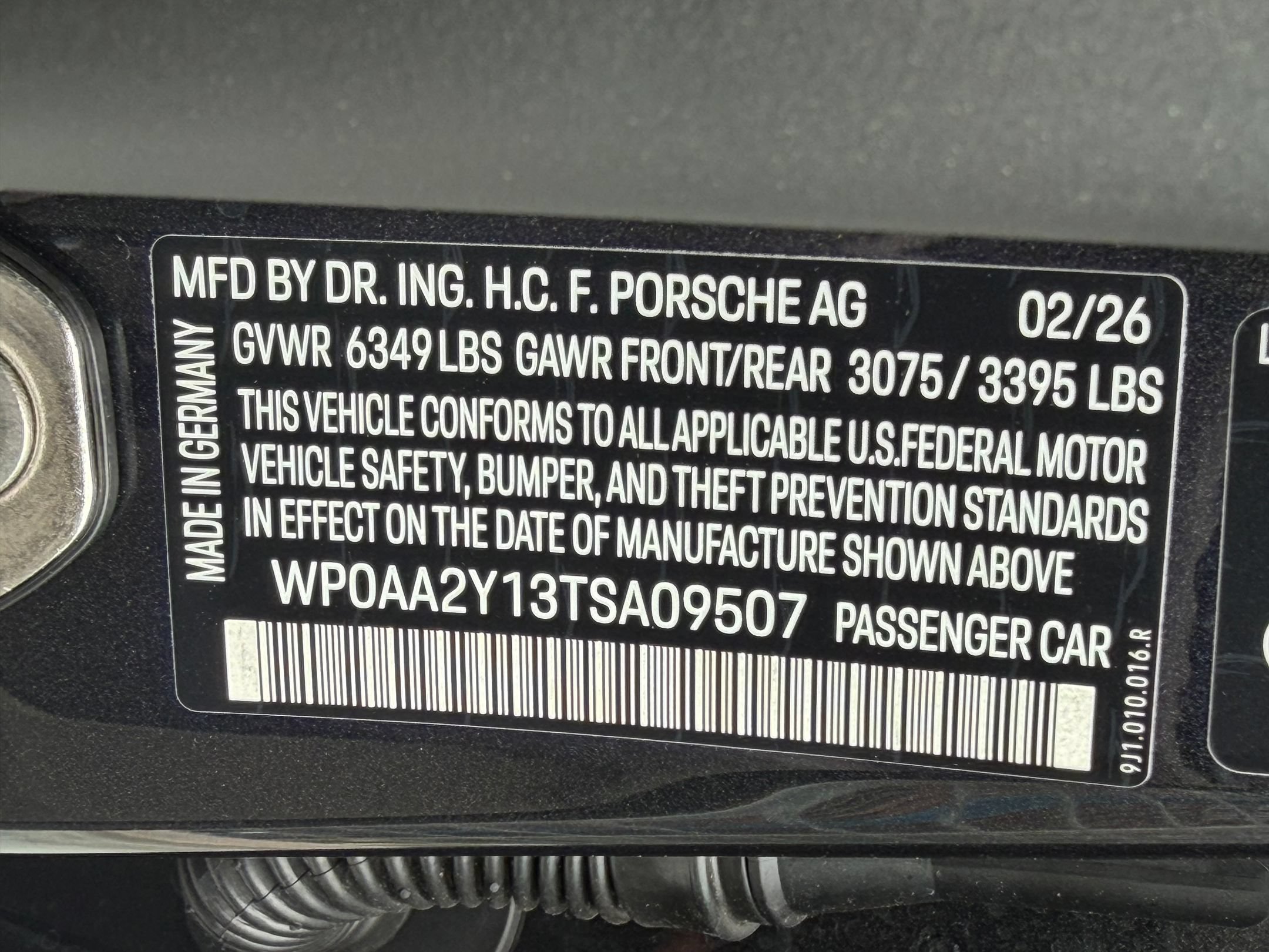 New 2026 Porsche Taycan AWD/4WD image 20