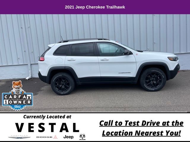 Used 2021 Jeep Cherokee Trailhawk AWD/4WD image 5