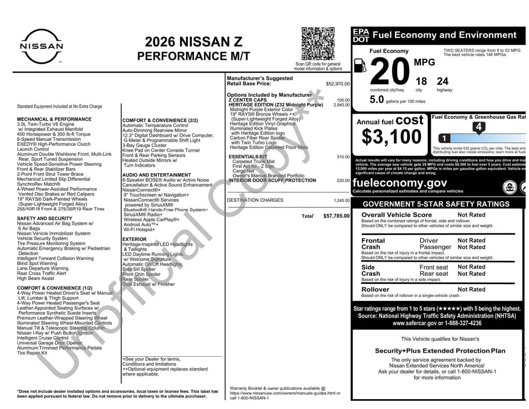 Used 2026 Nissan Z Performance RWD image 22