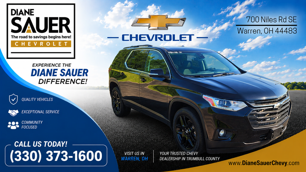 Used 2021 Chevrolet Traverse LT w/ LPO, Blackout Package
