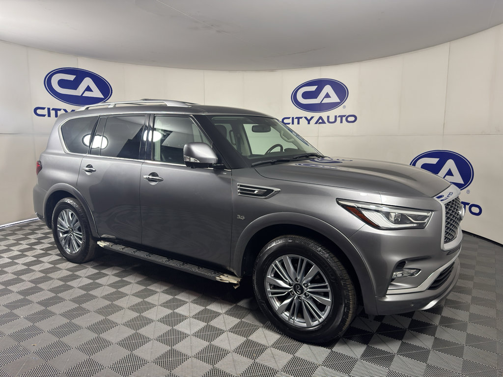 Used 2019 INFINITI QX80 Luxe w/ All-Season Package RWD video 1