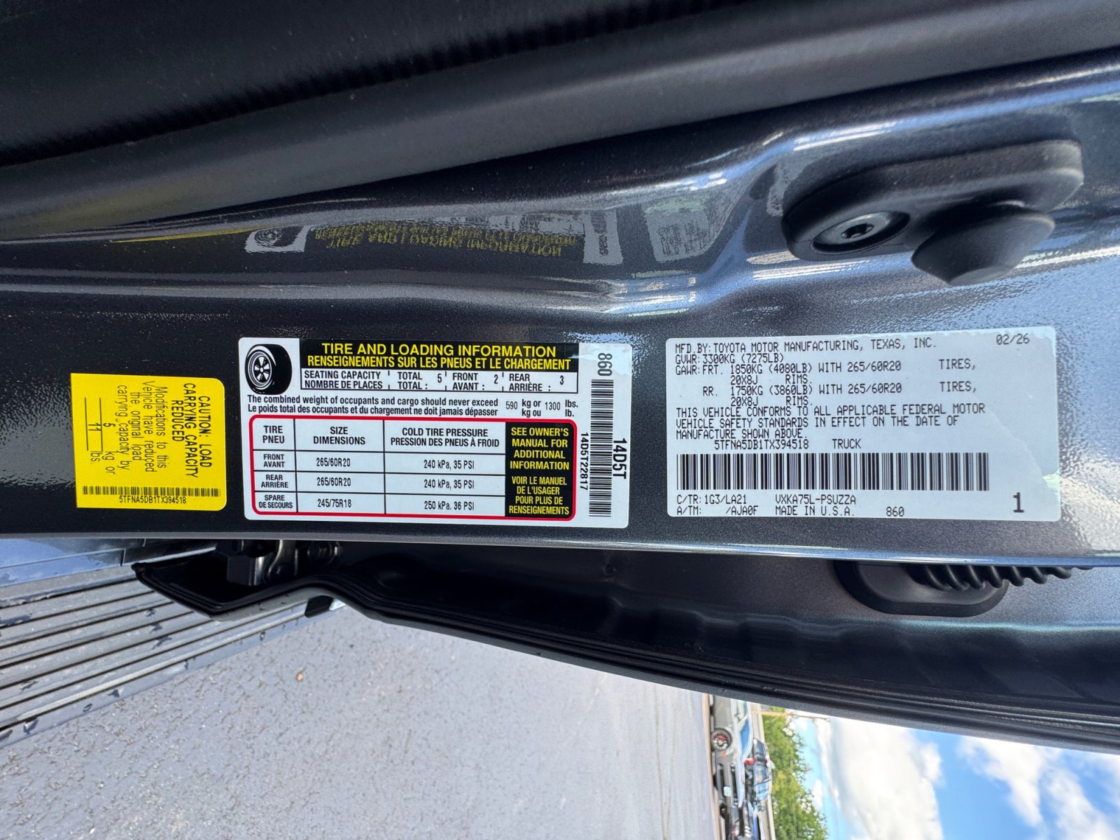 New 2026 Toyota Tundra Platinum AWD/4WD image 34