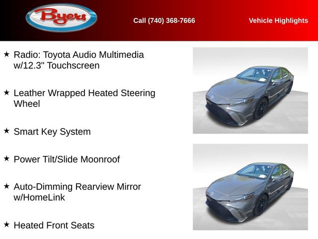 Used 2025 Toyota Camry SE w/ Multimedia Upgrade Package FWD image 11