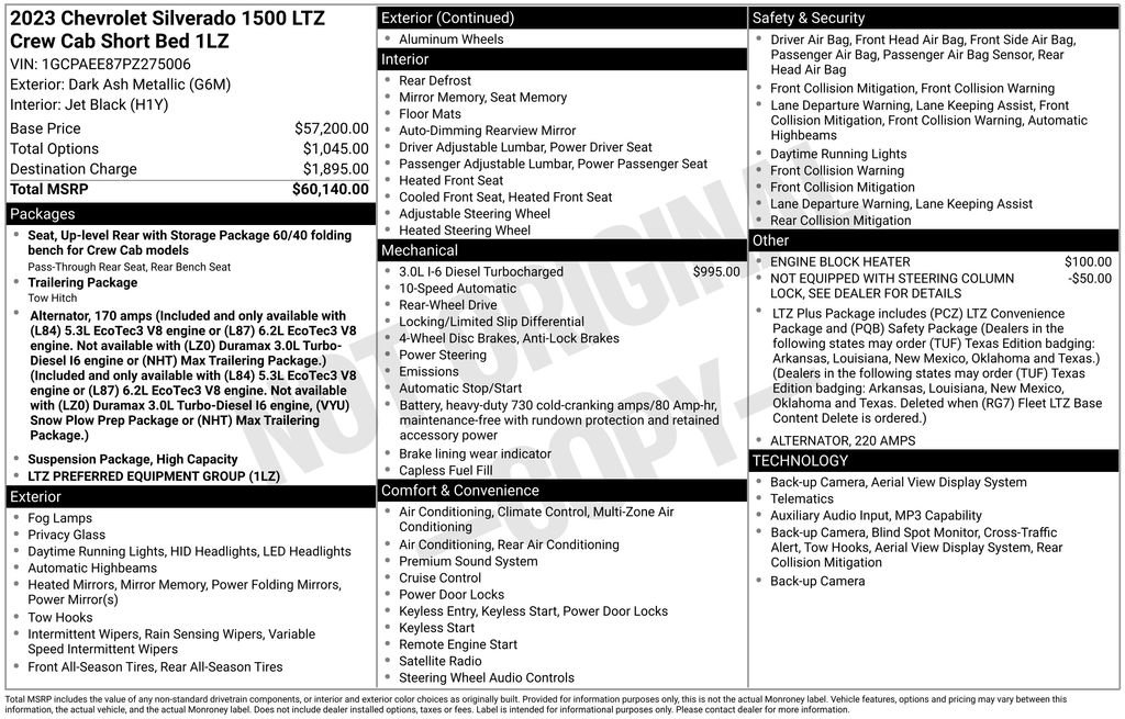 Used 2023 Chevrolet Silverado 1500 LTZ image 6