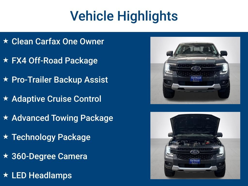 Used 2025 Ford Ranger XLT AWD/4WD image 3