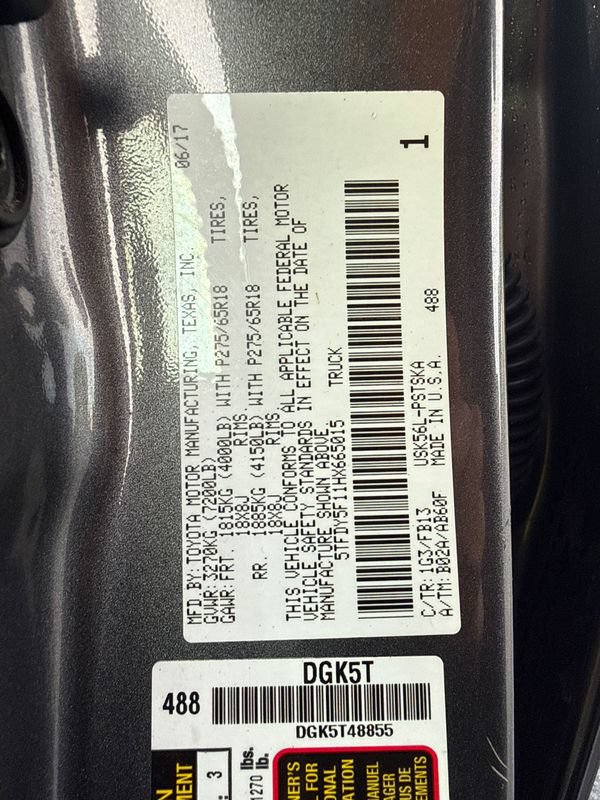 Used 2017 Toyota Tundra SR5 w/ TRD Off Road Package AWD/4WD image 25