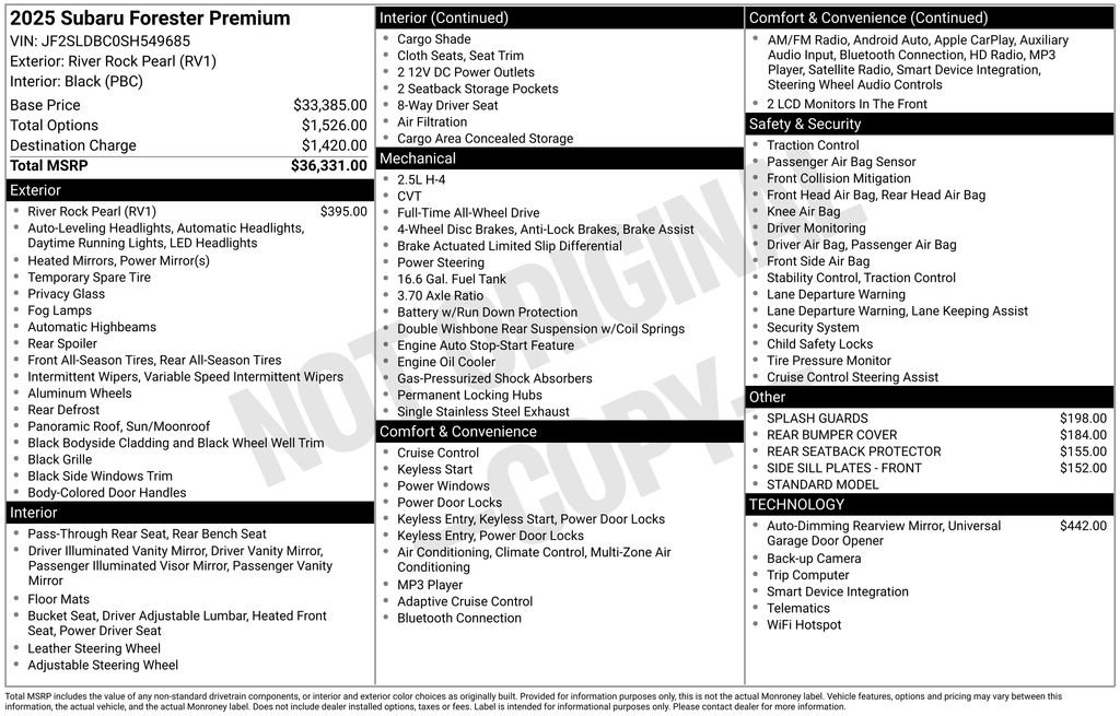 Used 2025 Subaru Forester Premium image 33