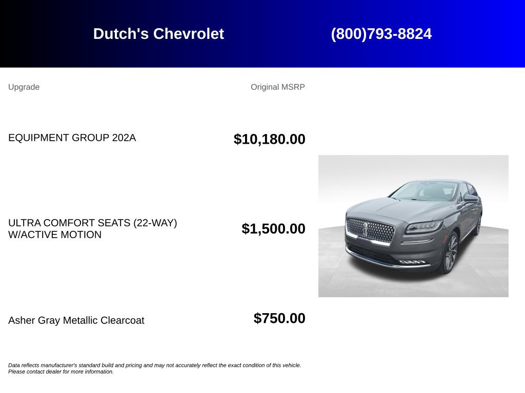 Used 2023 Lincoln Nautilus Reserve w/ Equipment Group 202A AWD/4WD image 6