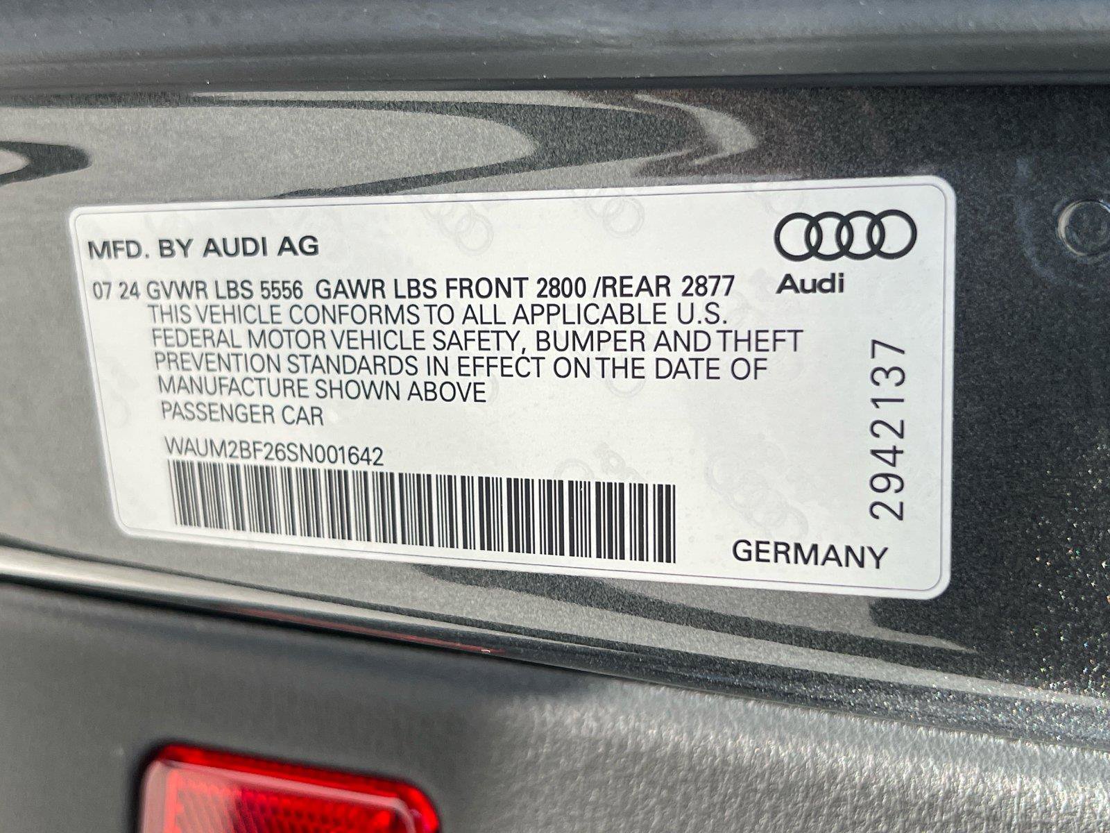 Certified 2025 Audi A6 3.0T Prestige AWD/4WD image 35
