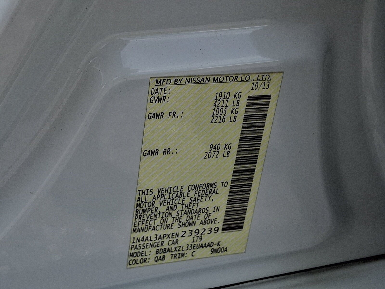 Used 2014 Nissan Altima 2.5 SL w/ Technology Package FWD image 26