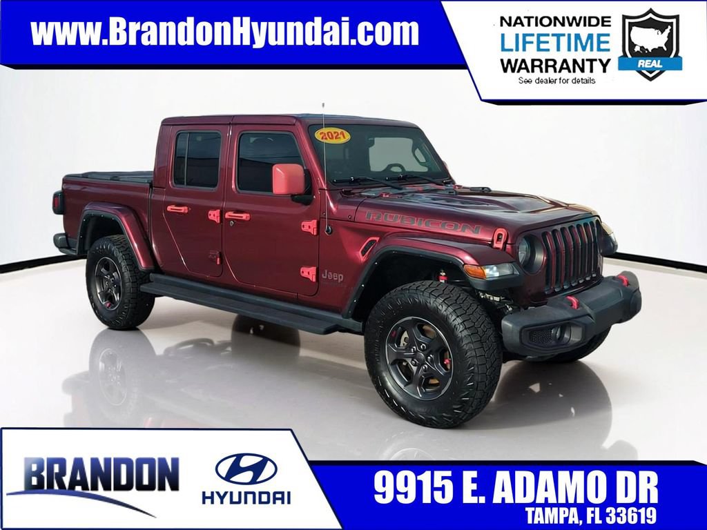 Used 2021 Jeep Gladiator Rubicon AWD/4WD image 1