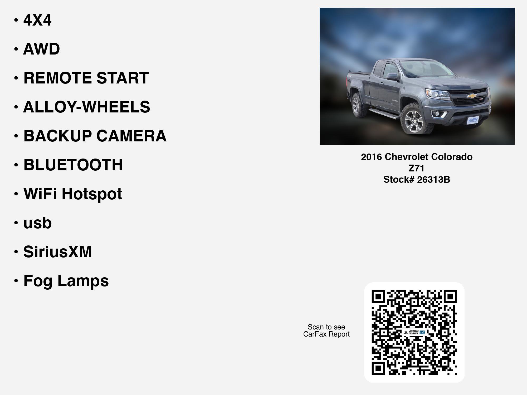 Used 2016 Chevrolet Colorado Z71 image 7