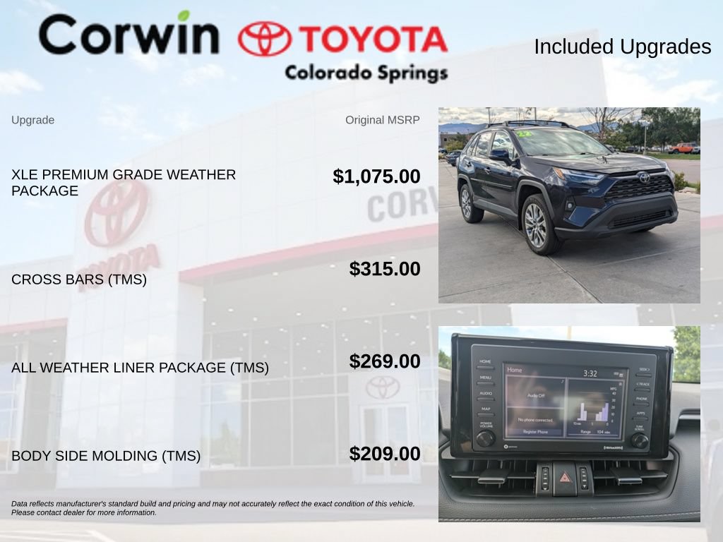 Used 2022 Toyota RAV4 XLE Premium AWD/4WD image 4
