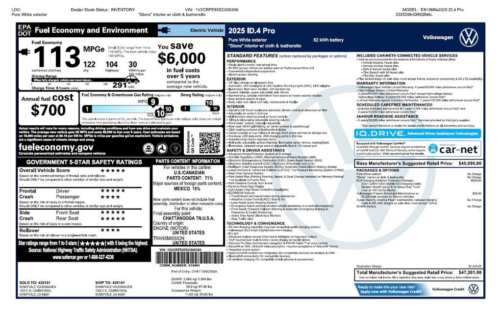 Used 2025 Volkswagen ID.4 Pro RWD image 2