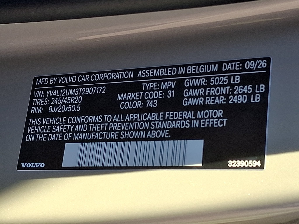 New 2026 Volvo XC40 B5 Ultra w/ Protection Package Premier AWD/4WD image 21