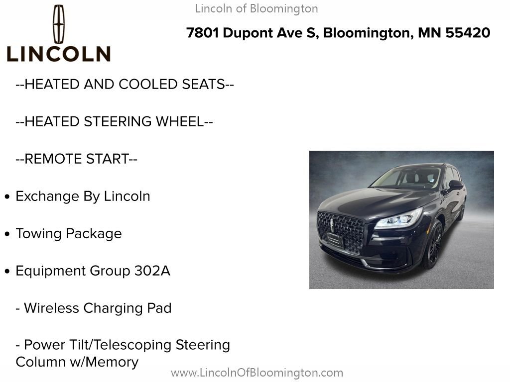 New 2025 Lincoln Corsair Grand Touring w/ Equipment Group 302A AWD/4WD image 5