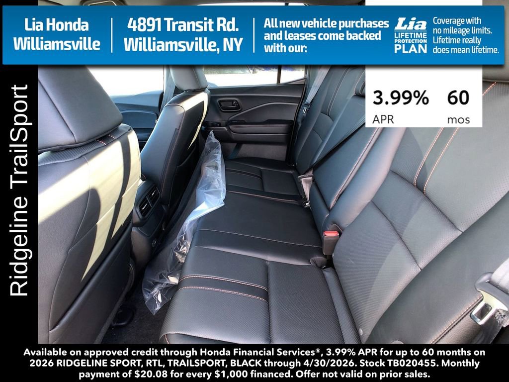 New 2026 Honda Ridgeline TrailSport image 24