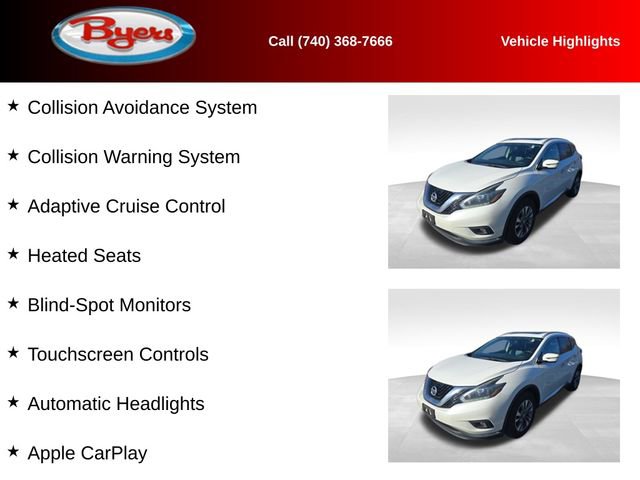 Used 2018 Nissan Murano SL w/ Moonroof Package image 11