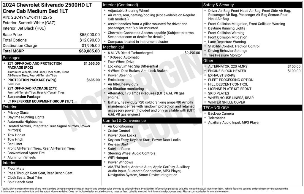 Used 2024 Chevrolet Silverado 2500 LT image 34