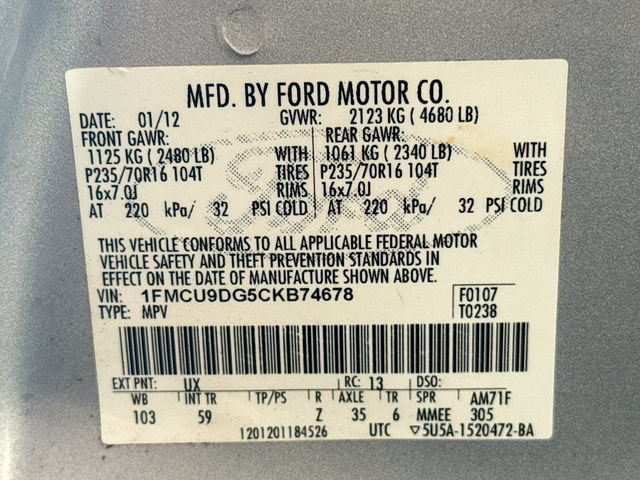 Used 2012 Ford Escape XLT AWD/4WD image 30