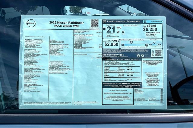 New 2026 Nissan Pathfinder Rock Creek AWD/4WD image 14
