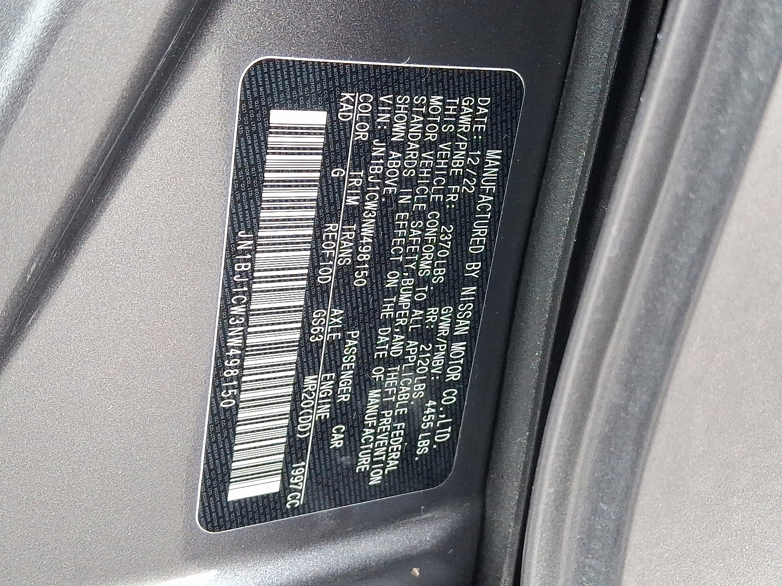 Used 2022 Nissan Rogue Sport SL w/ Premium Package image 19