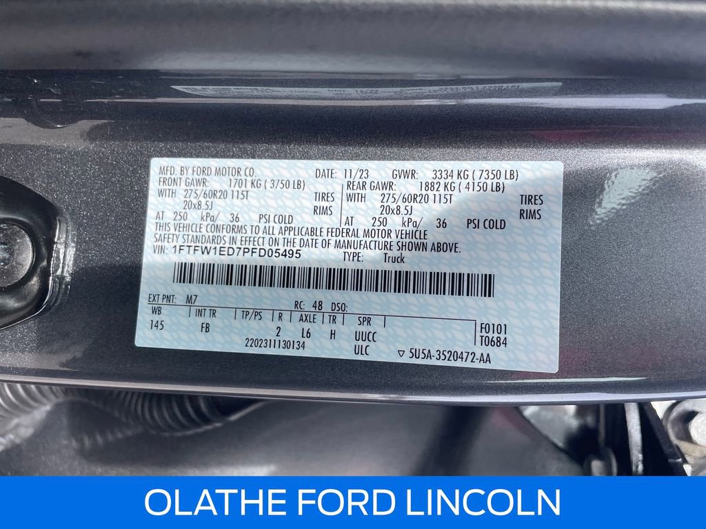 Used 2023 Ford F150 XLT w/ Equipment Group 302A High image 31