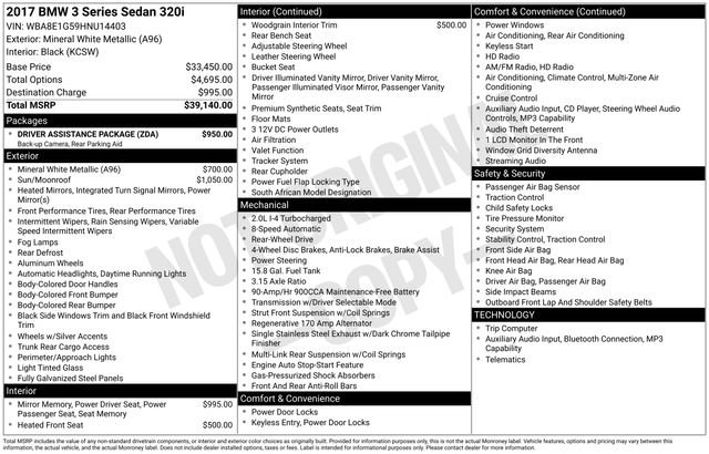Used 2017 BMW 320i Sedan image 6