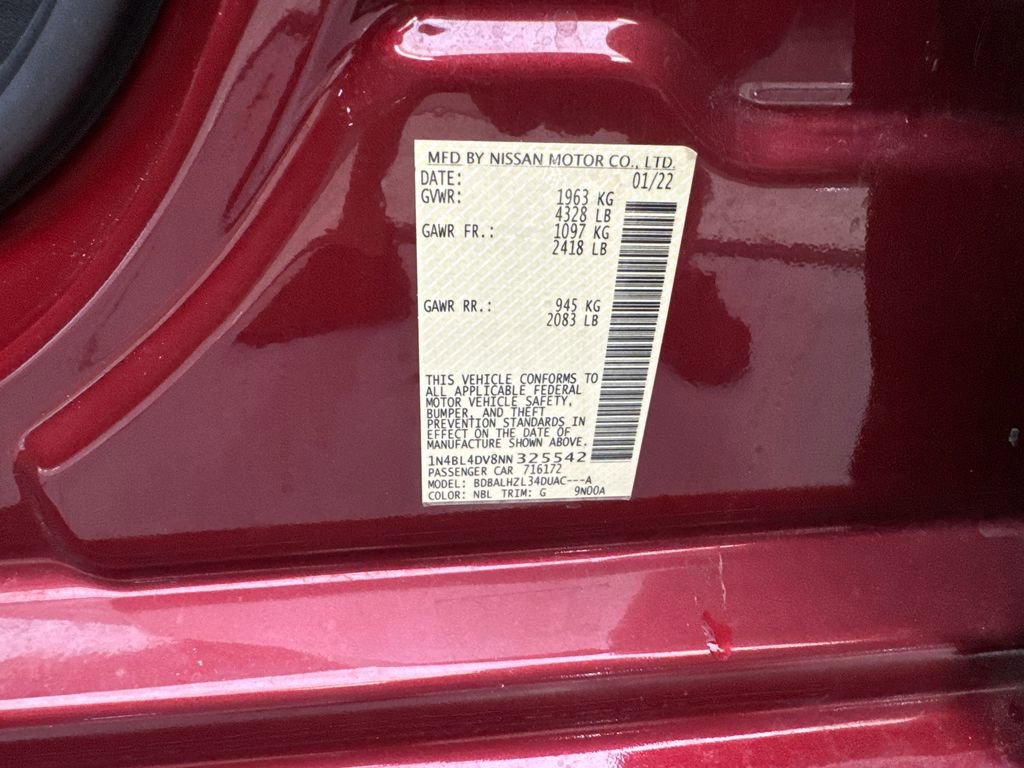 Used 2022 Nissan Altima 2.5 SV w/ SV Premium Package image 86