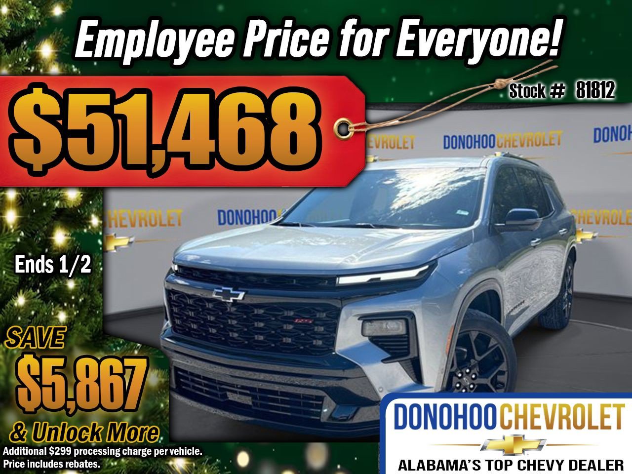 New 2026 Chevrolet Traverse RS