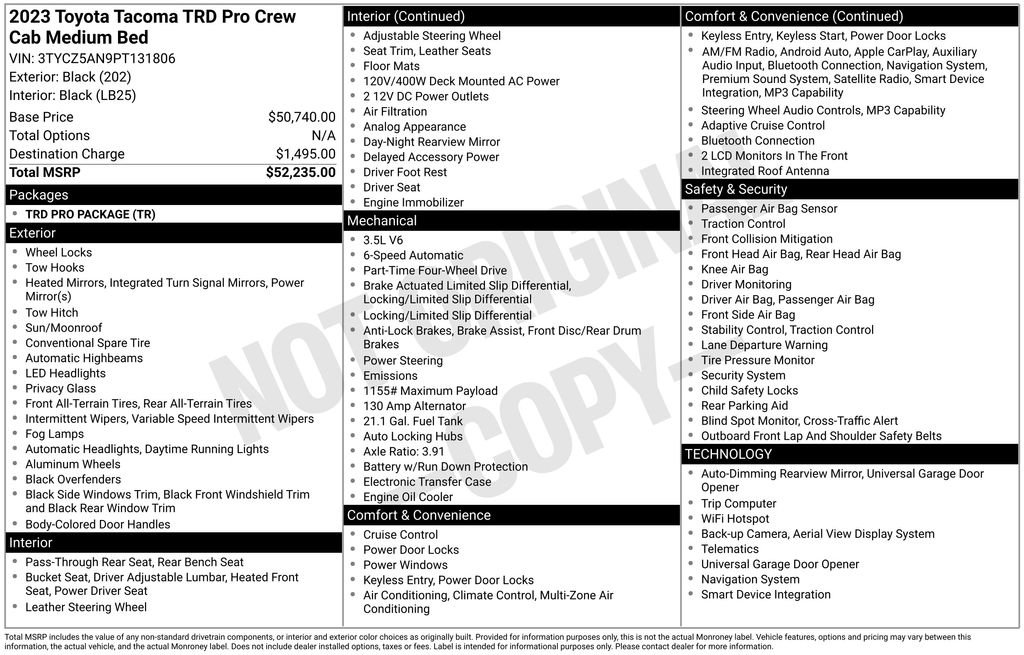 Used 2023 Toyota Tacoma TRD Pro image 9