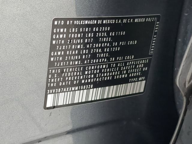 Certified 2021 Volkswagen Tiguan SE image 34